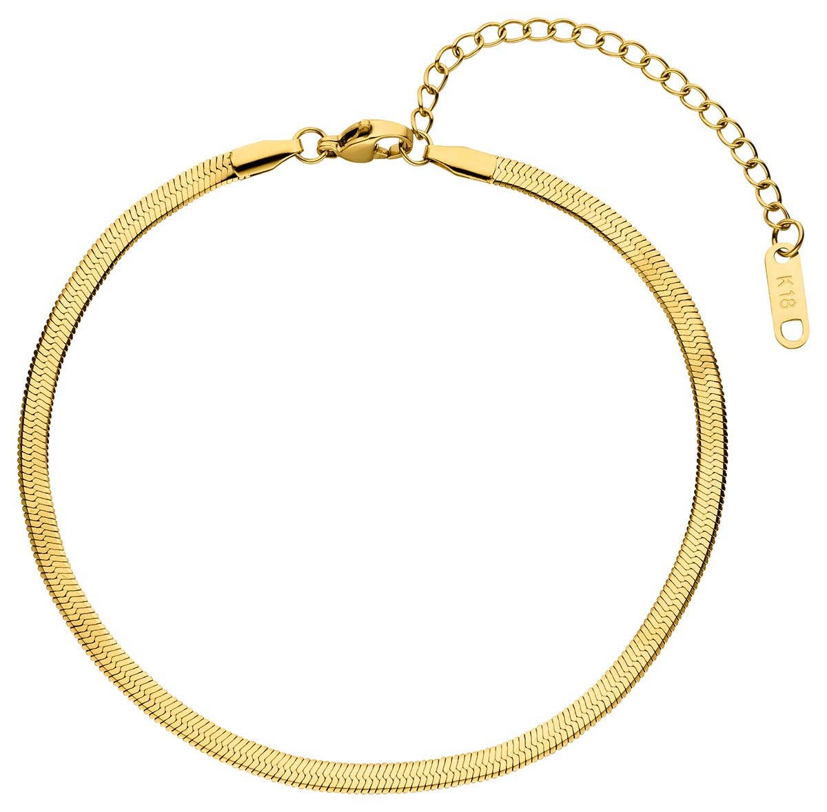 Snake Skin | 18k gold plated bracelet