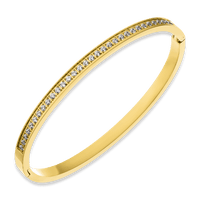 Shine bangle | 18K gold-plated