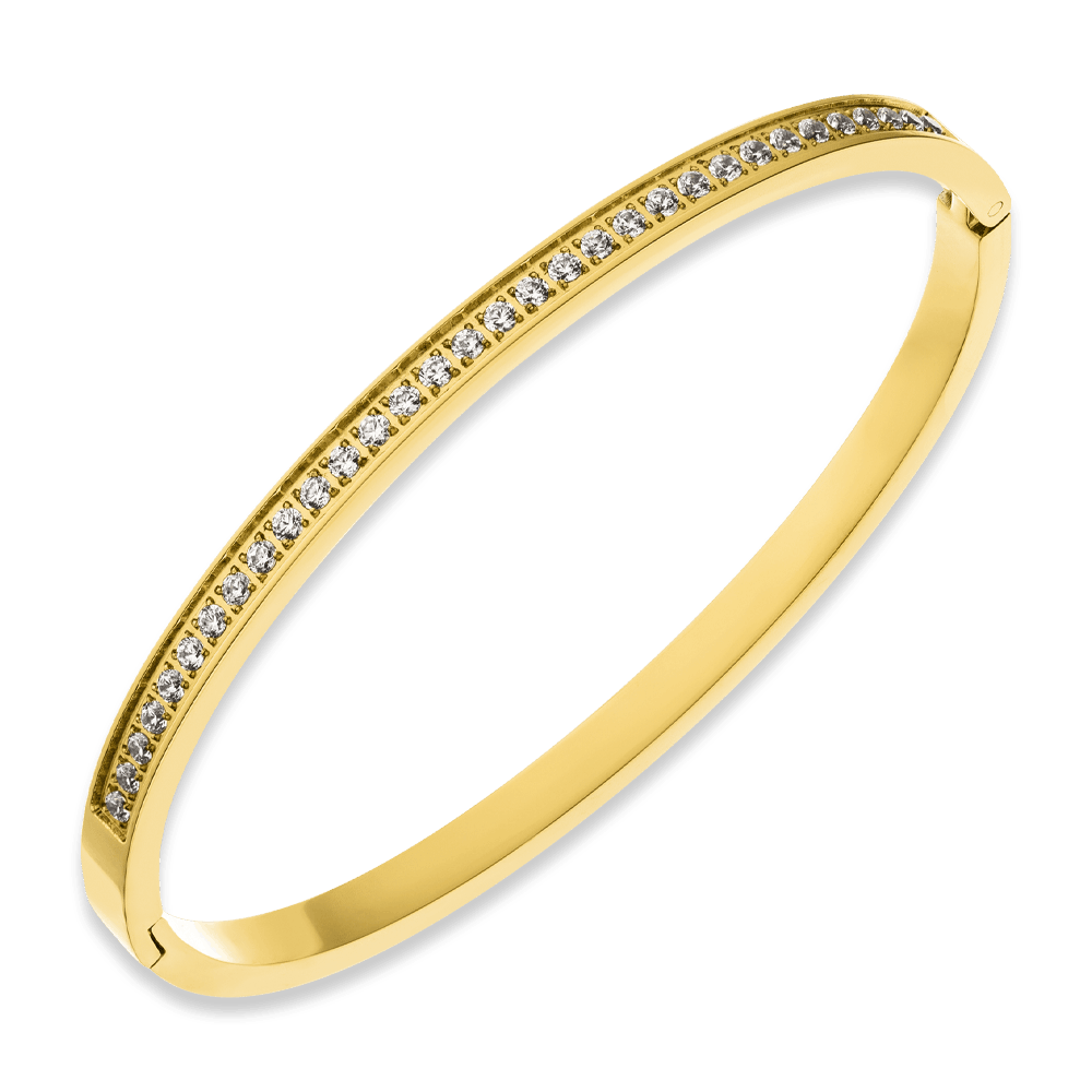 Shine bangle | 18K gold-plated