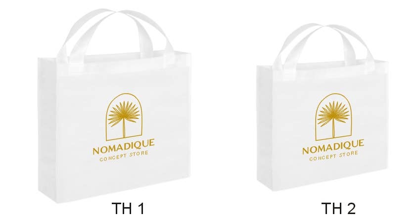 Shopping bags with brand LOGO