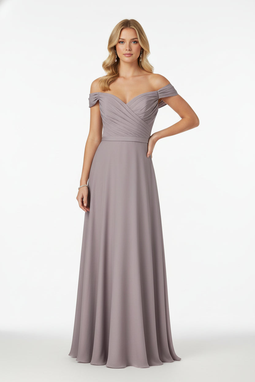 Off the shoulder Satin dress