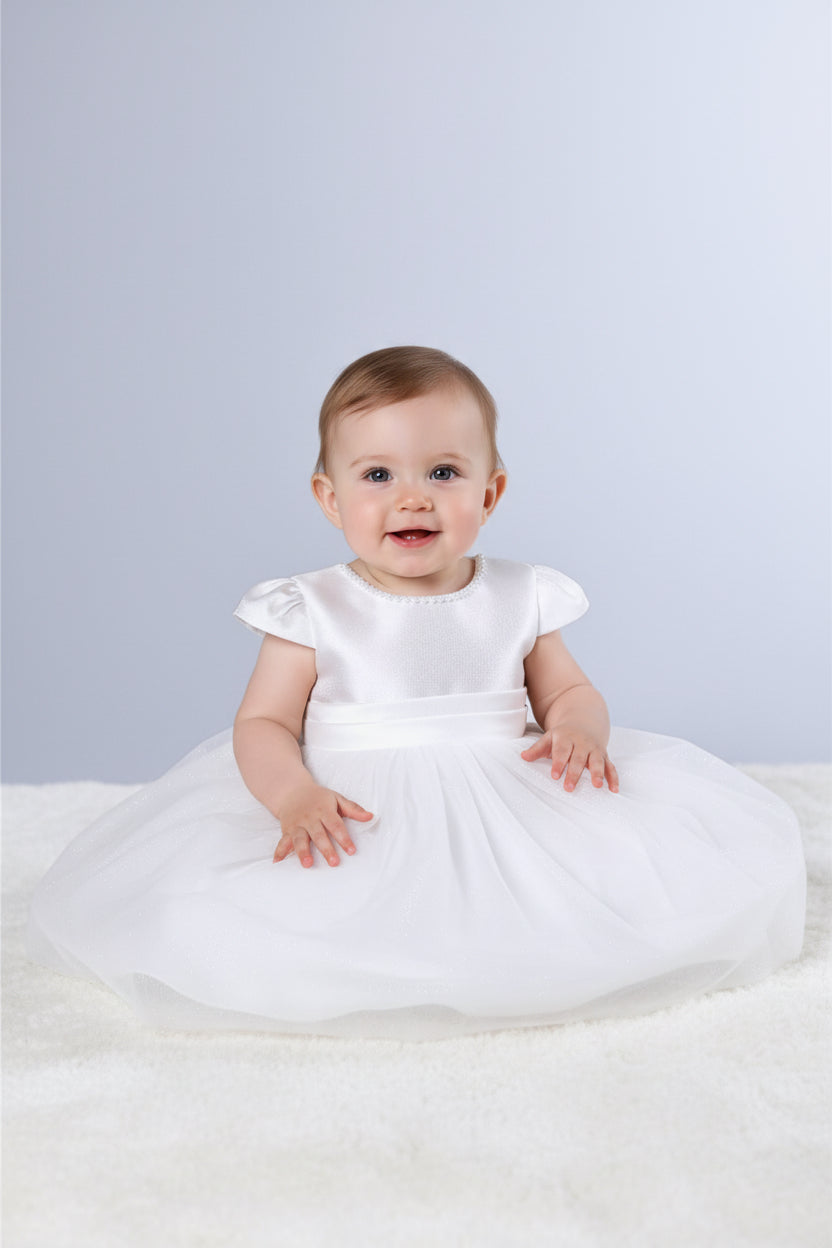 Shimmer Baptism Dress