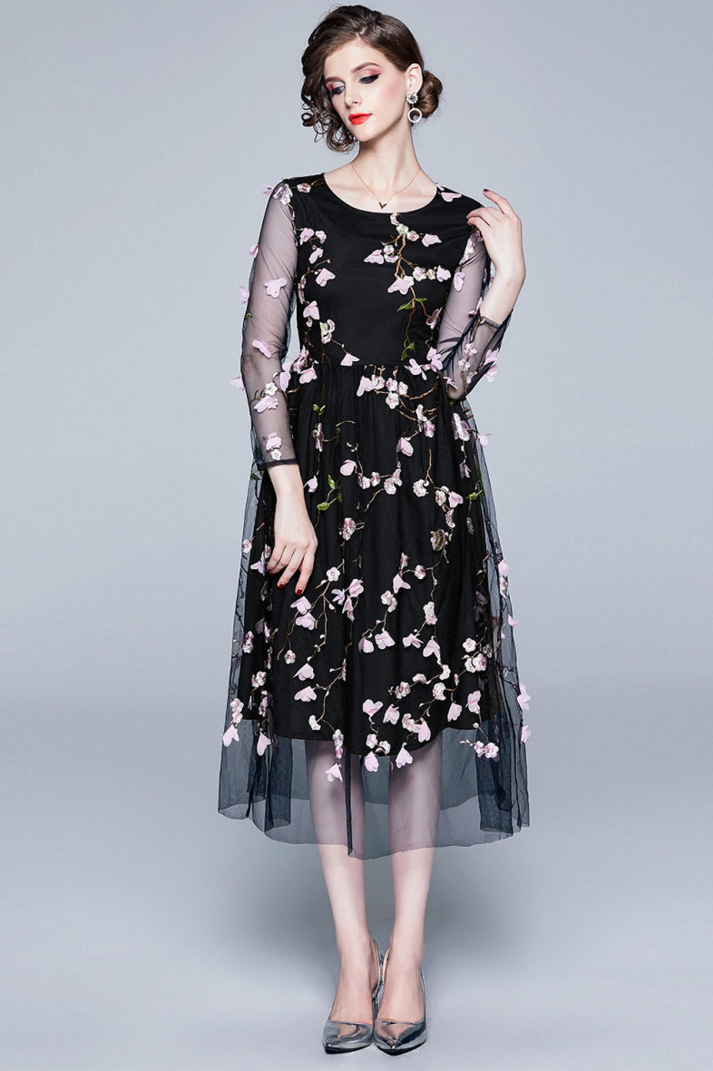 Black Ruffled dress