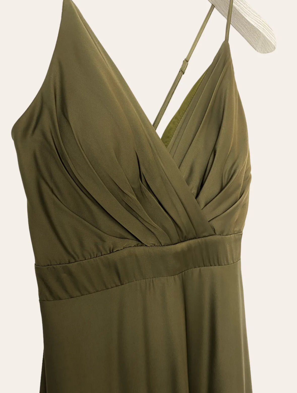 Silky Satin Spaghetti straps Evening dress