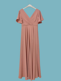 Long Empire cut, with 3/4 sleeve dress