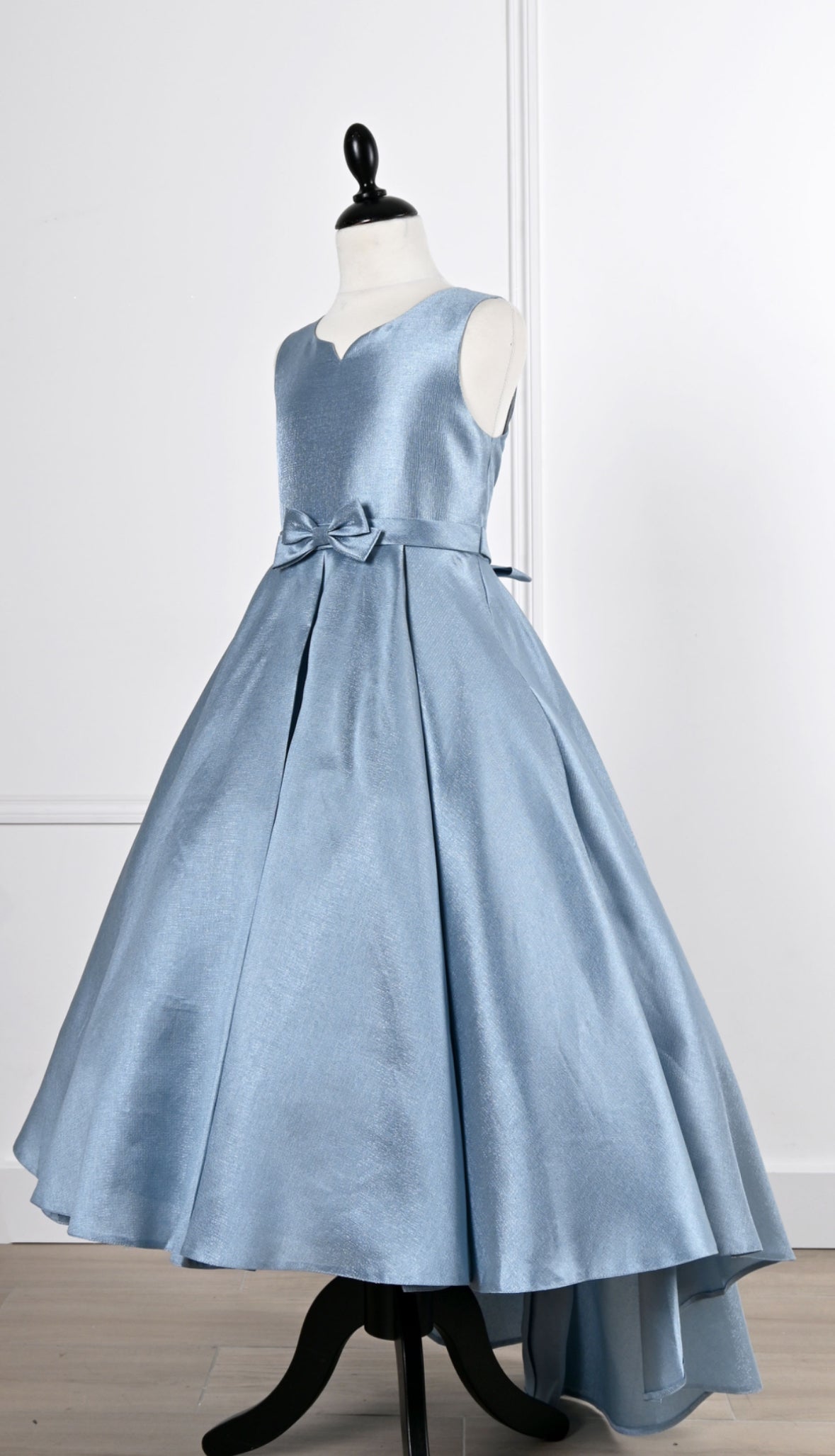 Cornflower blue flower girl dress