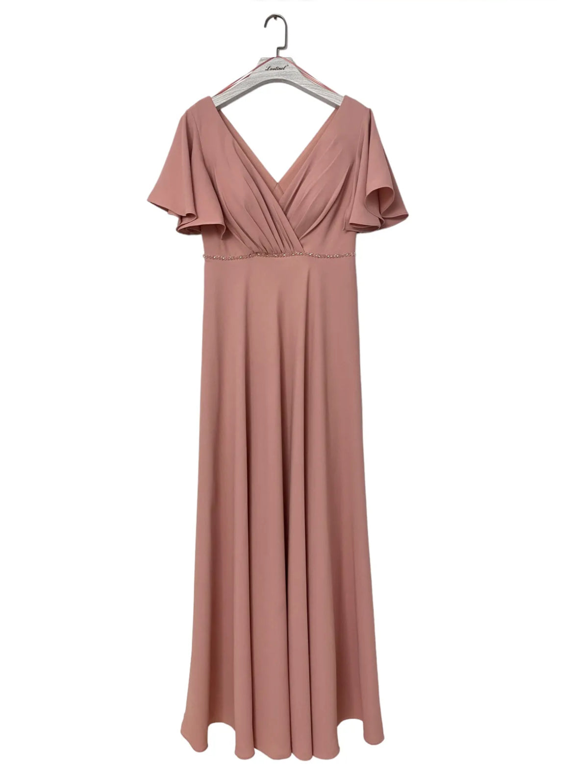 Long Empire cut, with 3/4 sleeve dress