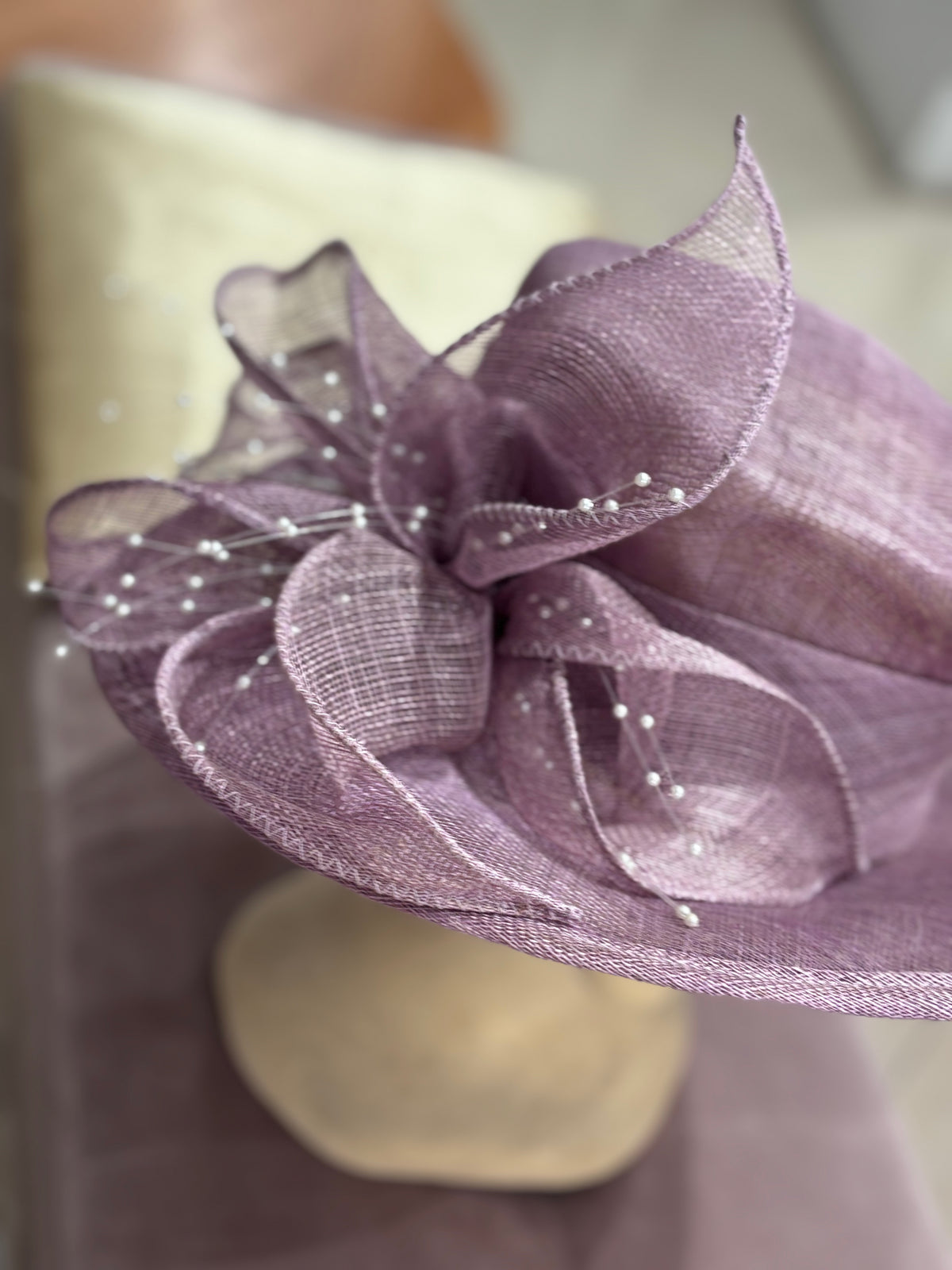Lilac hat