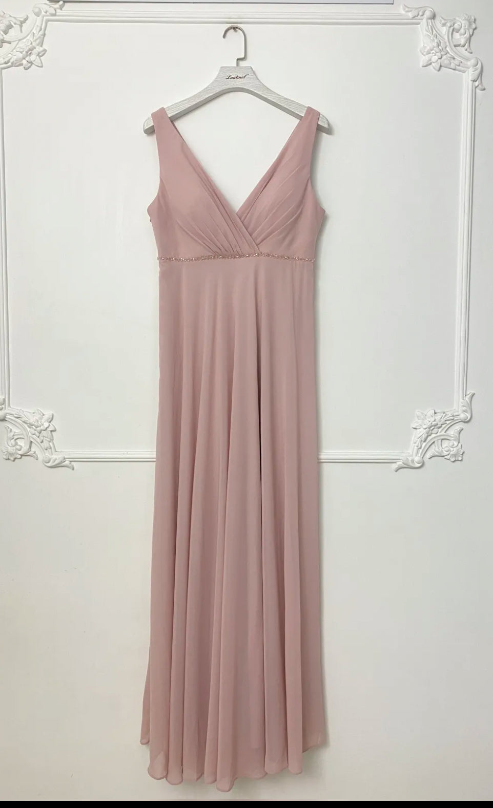 Bridesmaid dress in  Shiny chiffon fabrics