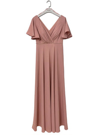 Big Size 3/4 Sleeve, long bridesmaid dress