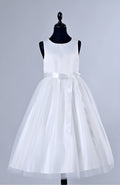 Satin and tulle dress