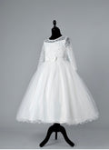 Long Sleeve flower girl dress