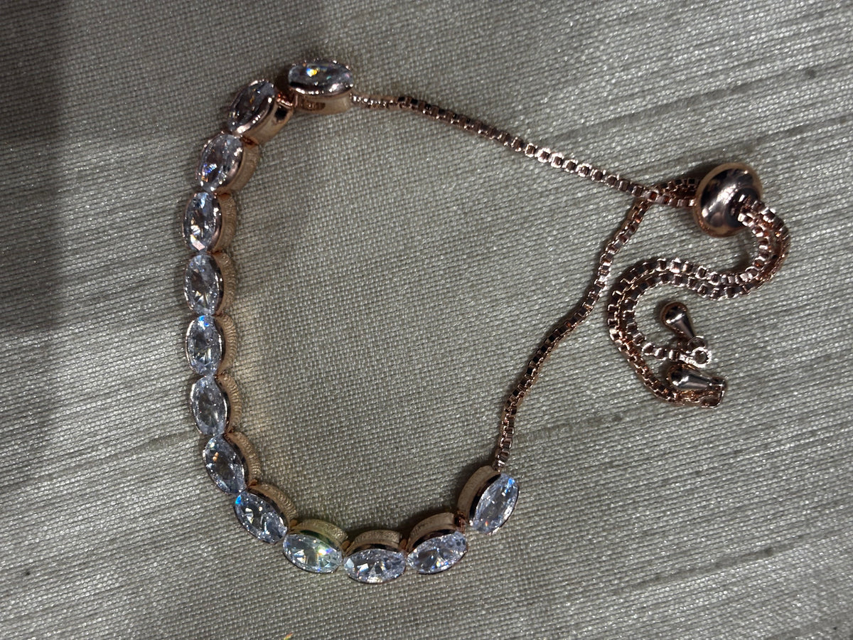Rhodium Plated tennis Bracelets