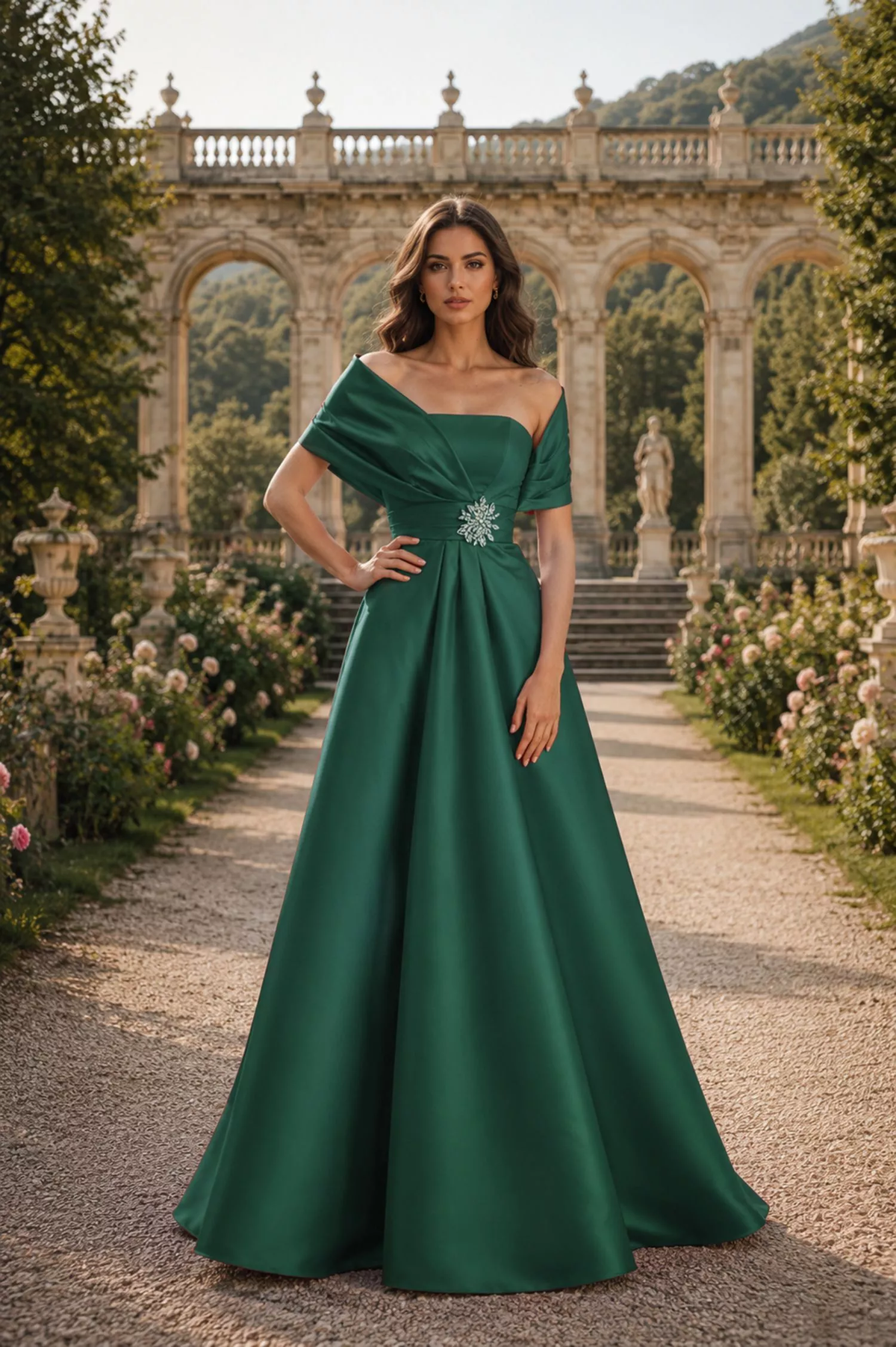 Emerald Green Ball Gown