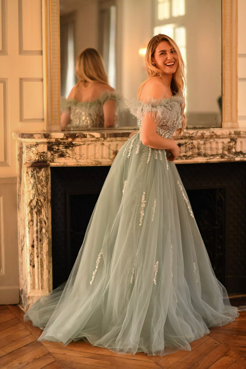 Seraphine Embellished Maxi Gown