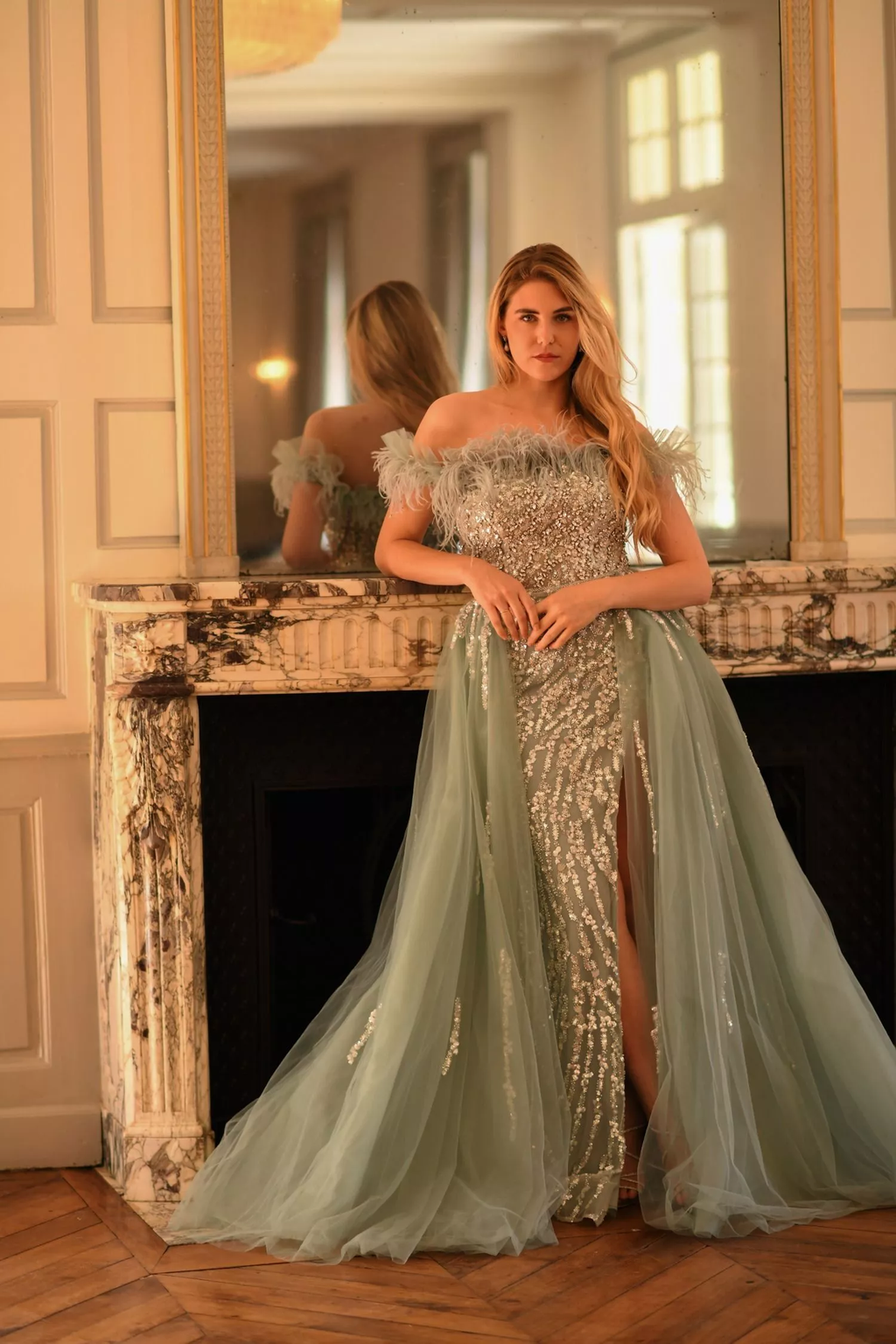 Seraphine Embellished Maxi Gown