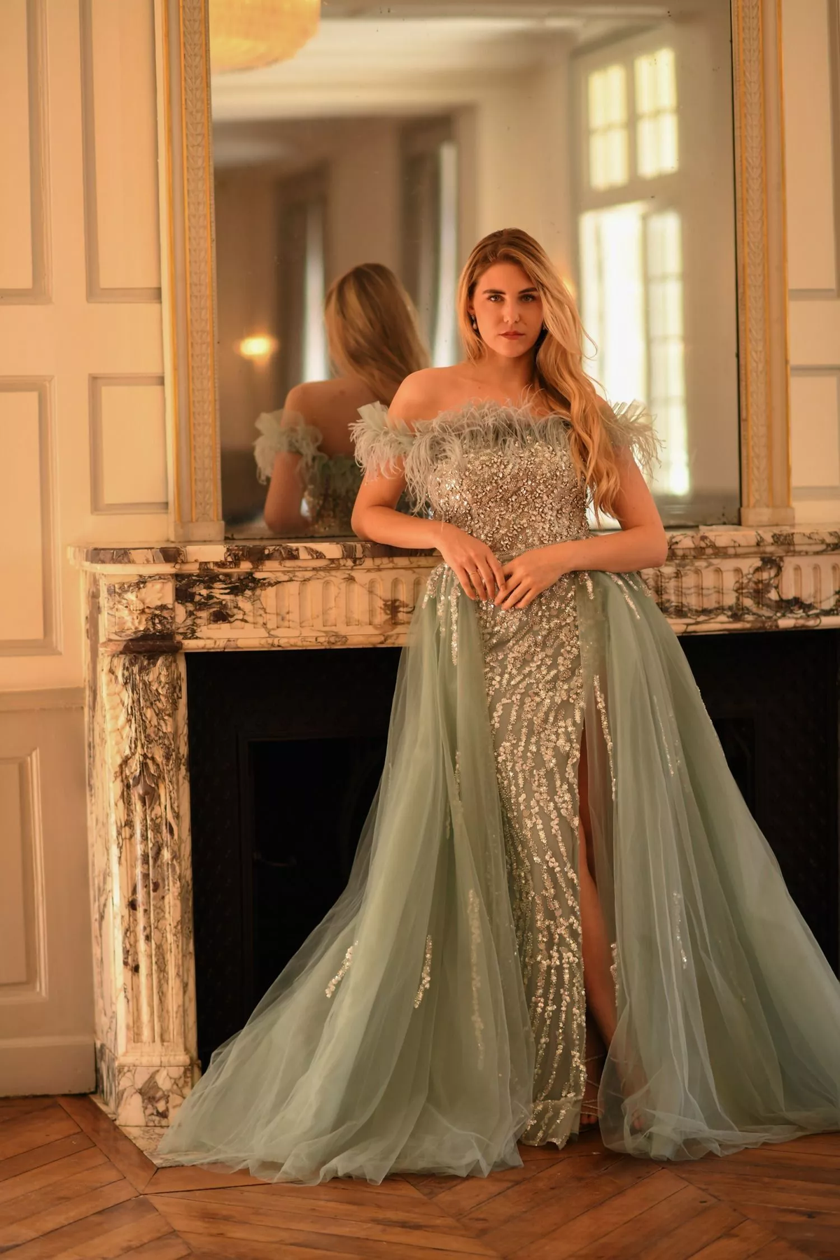 Seraphine Embellished Maxi Gown