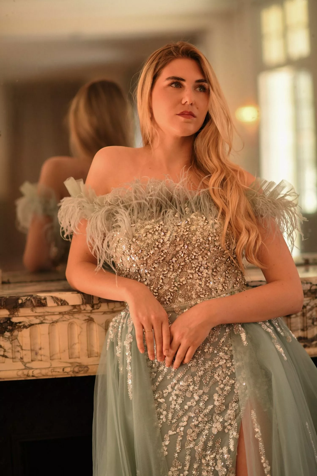 Seraphine Embellished Maxi Gown