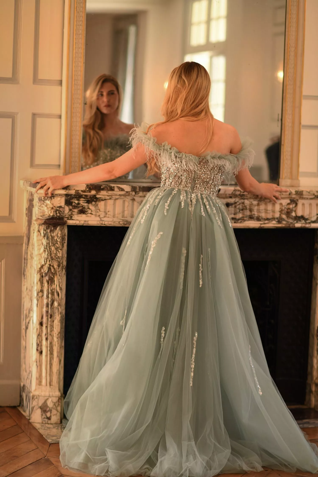 Seraphine Embellished Maxi Gown