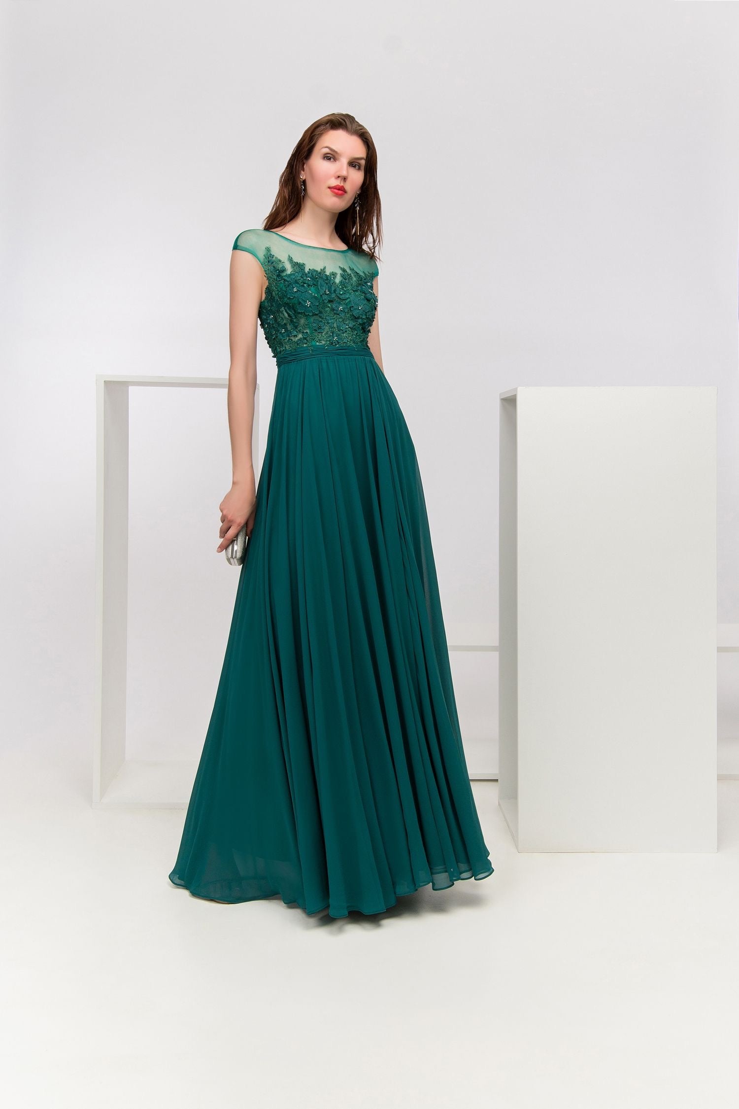 Shanna Yellow evening dress