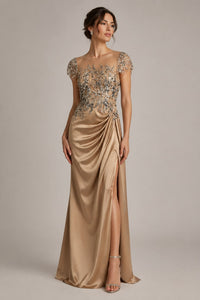 Elegant satin dress