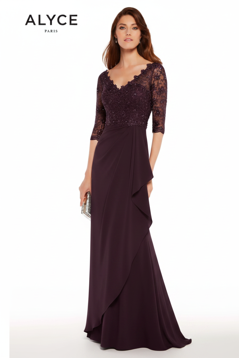 Plus Size Aline mother of the wedding dress