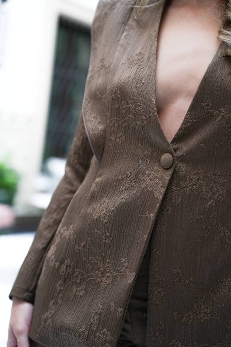 Chocolate Brown Zira Suit