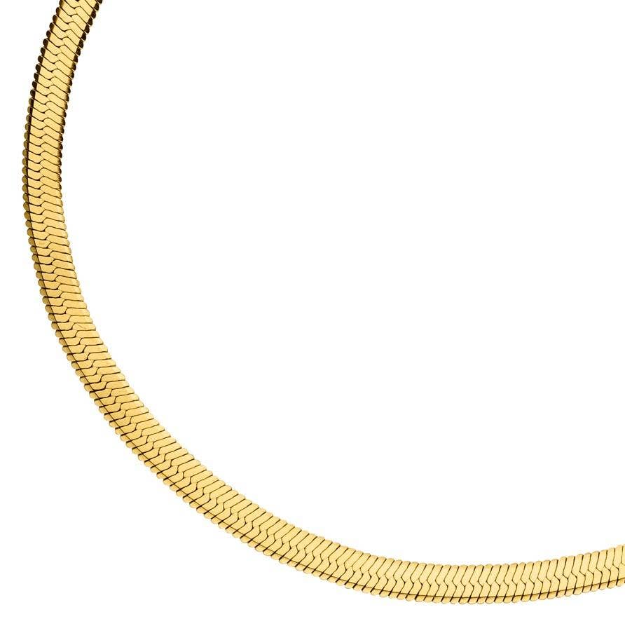 Snake Skin | 18k gold plated bracelet
