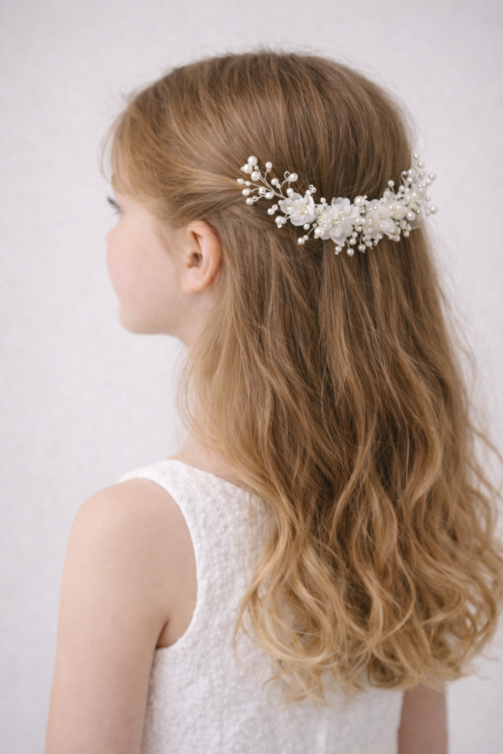 NEW 2026 First communion accessory, flower hair clip