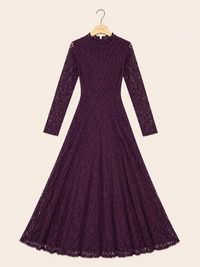 Long Bohemian Lace Dress