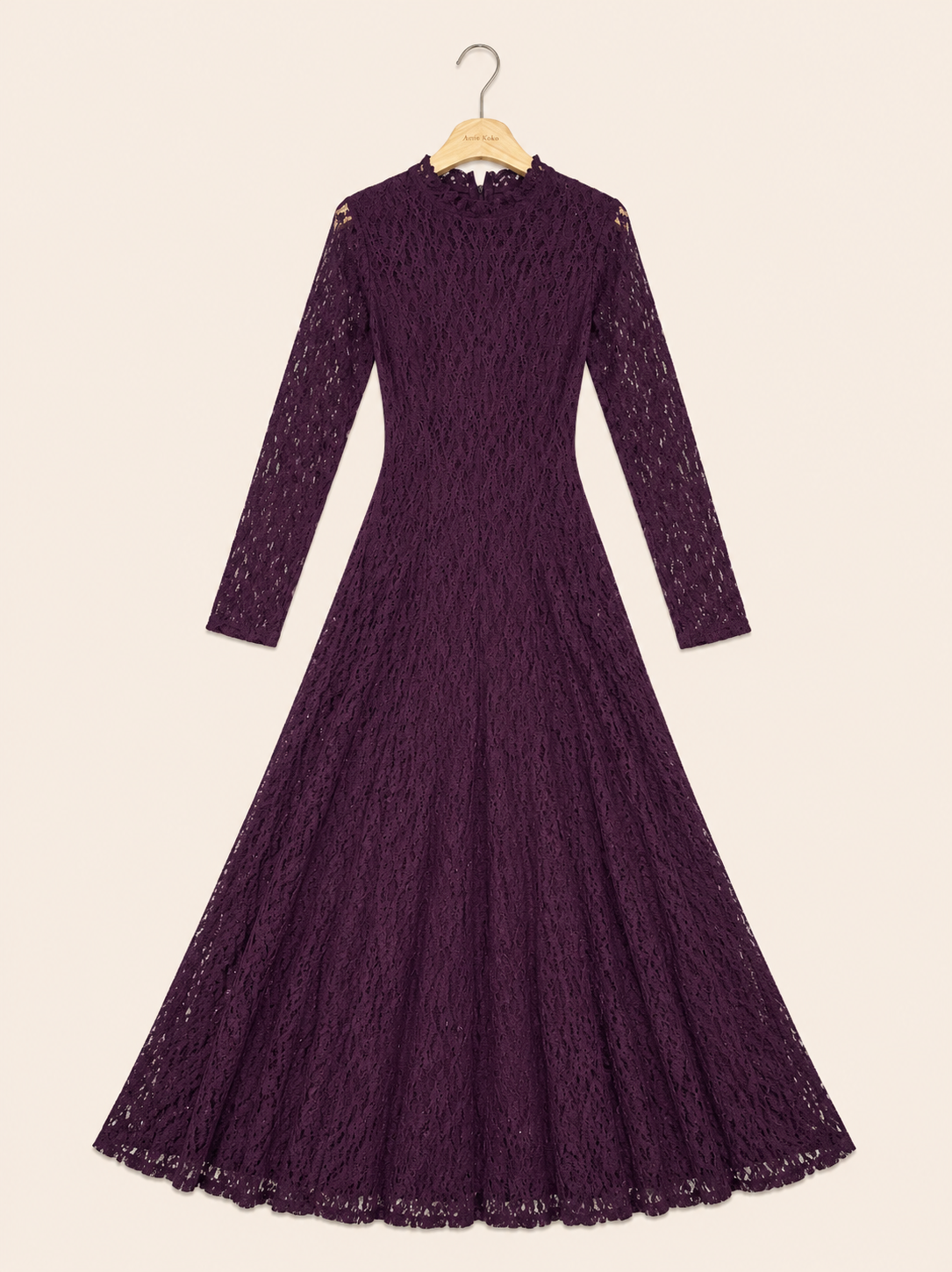 Long Bohemian Lace Dress
