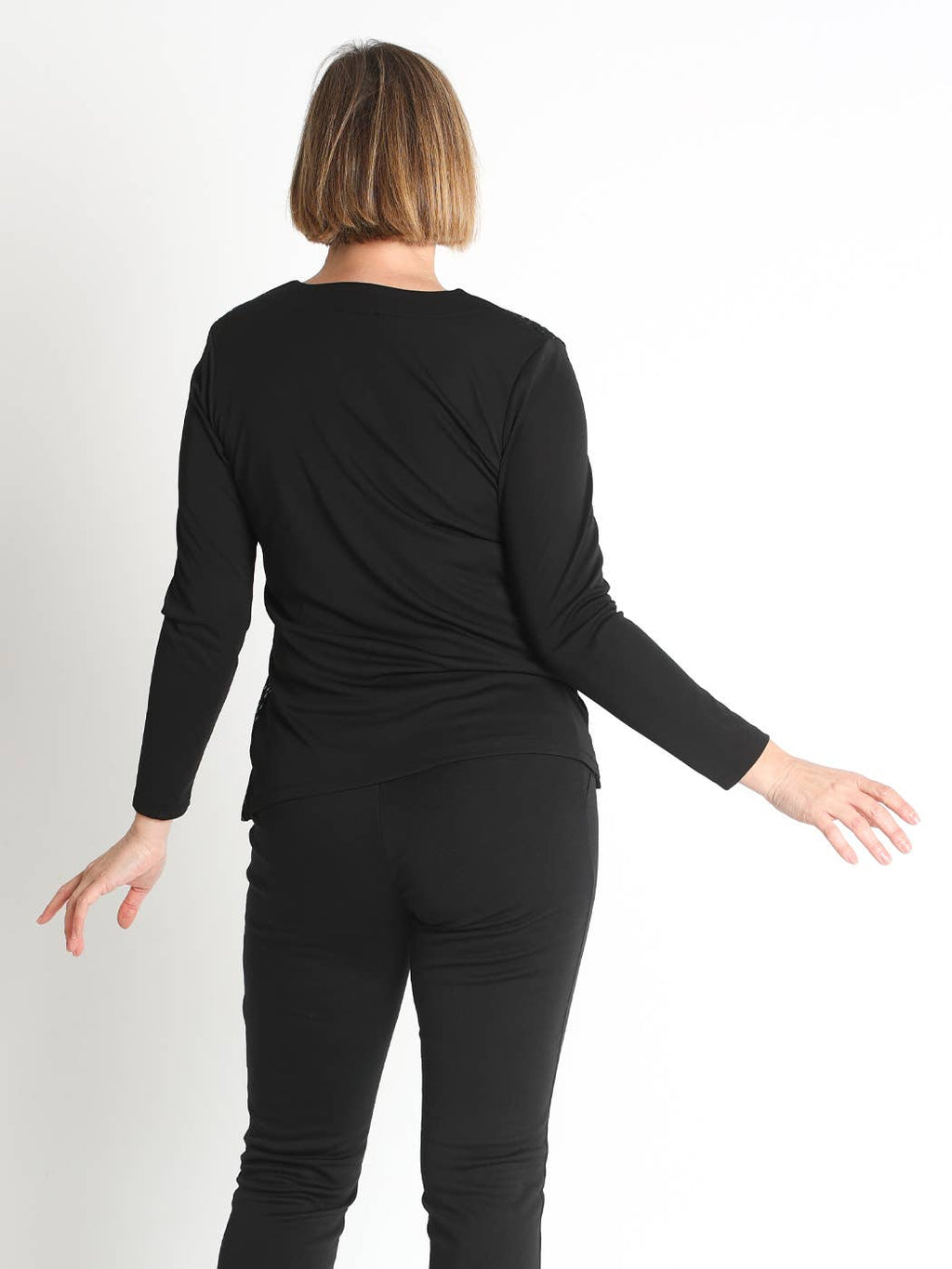 371500N  PARTY KNIT T-SHIRT WITH SLITS