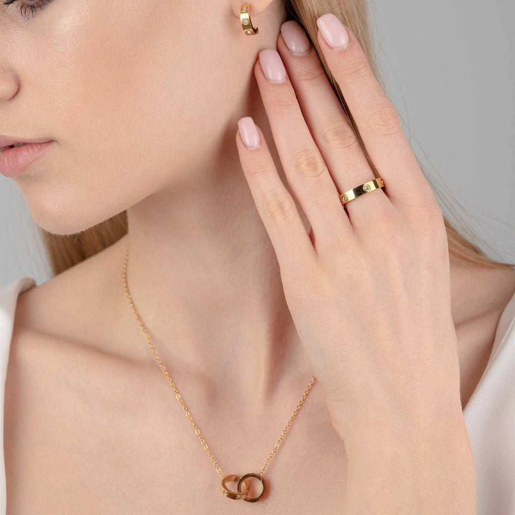 Arianna Necklace | 18K gold plated