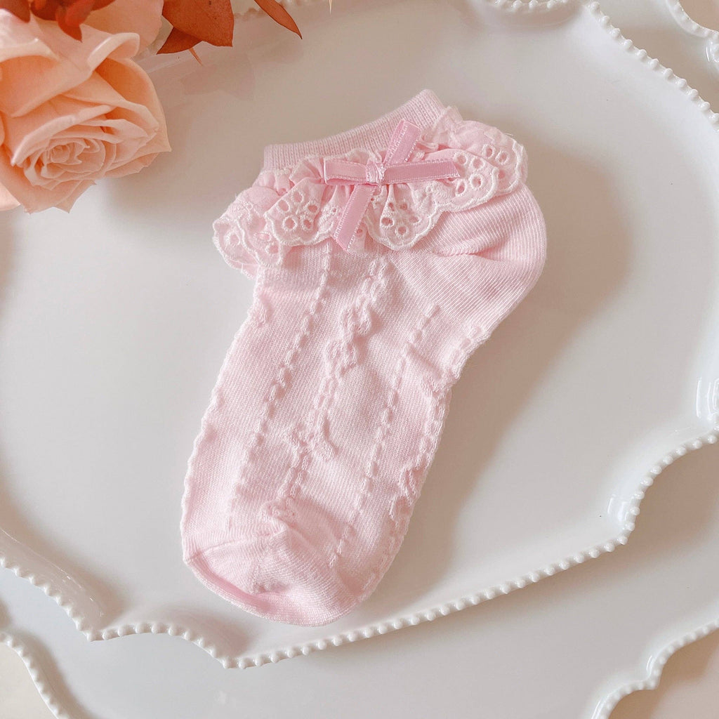 Cotton Lace Socken