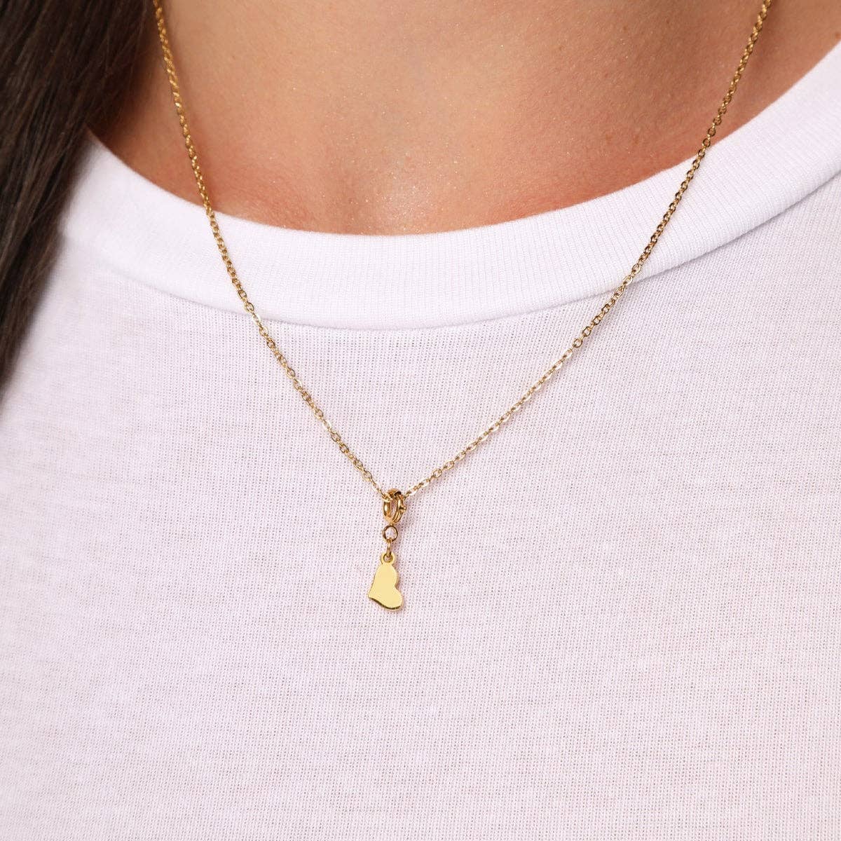 Hearty Charm | 18K gold-plated
