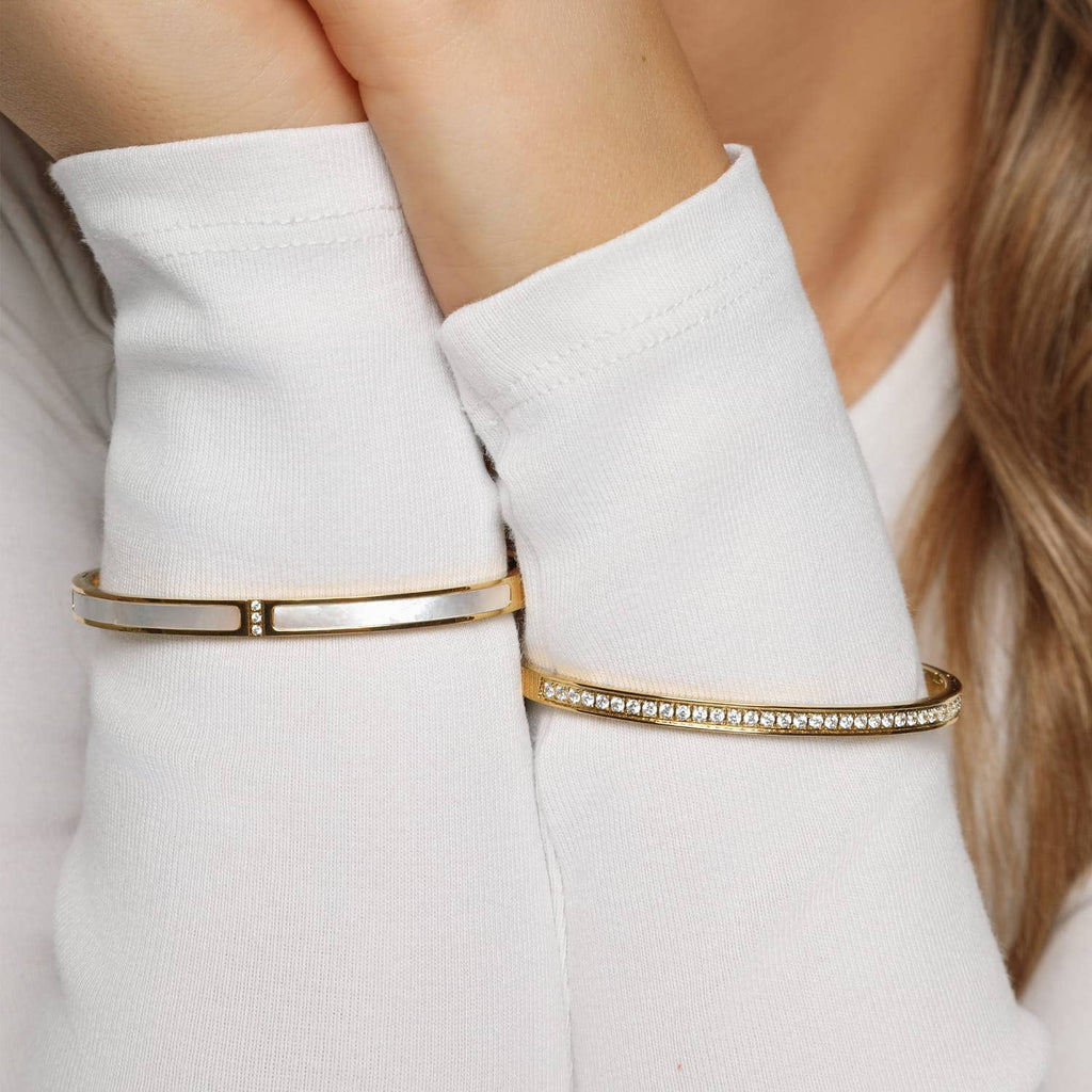 Shine bangle | 18K gold-plated