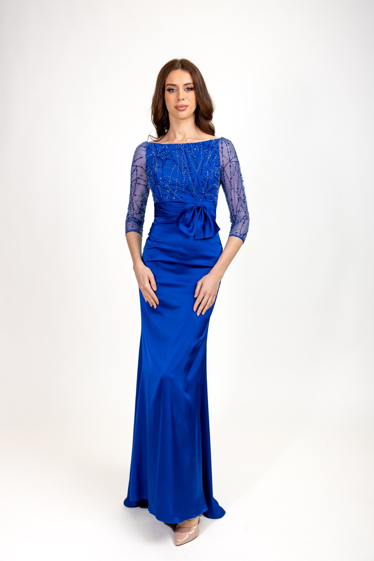 Sapphire Symphony Gown