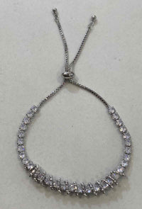 Stainless Steel Cubic Zirconia Bracelet