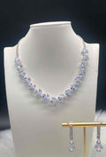 Collier Necklace with  Sparkling Cubic Zirconia