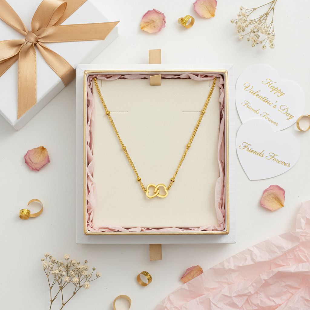 Best Friends necklace | 18k gold plated