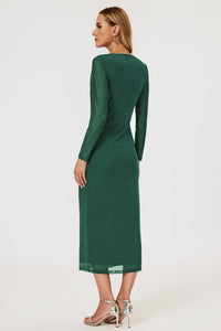 Long sleeve midi dress