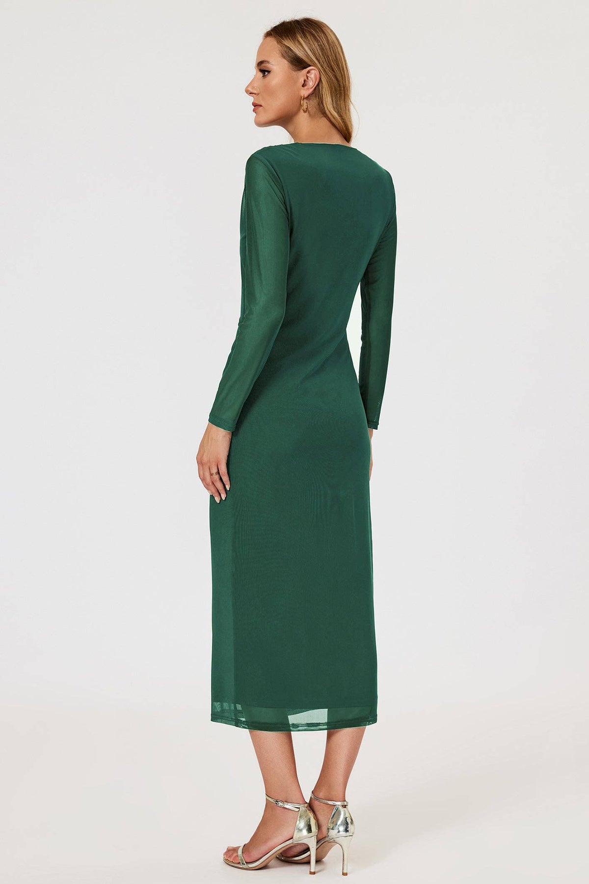 Long sleeve midi dress