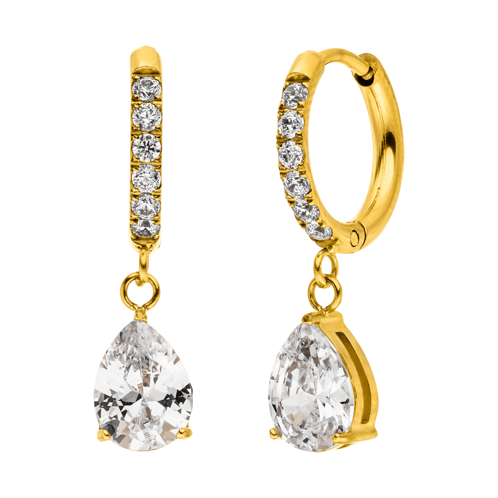 Tear Drop earrings | 18K gold plated