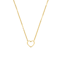 Fine Heart Necklace | 18K Gold Plated