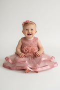 Baby Girl  Old Rose Party Dress