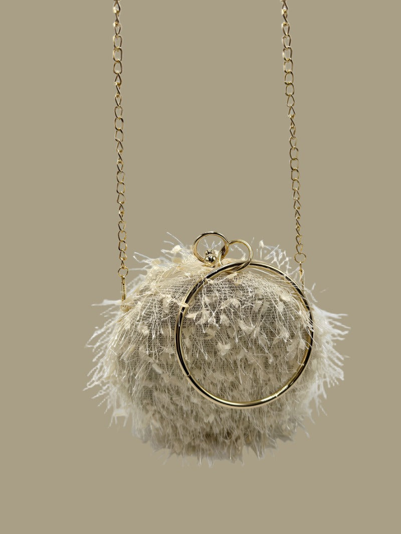 Round Clutch Bag