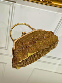 Beaded evening clutch