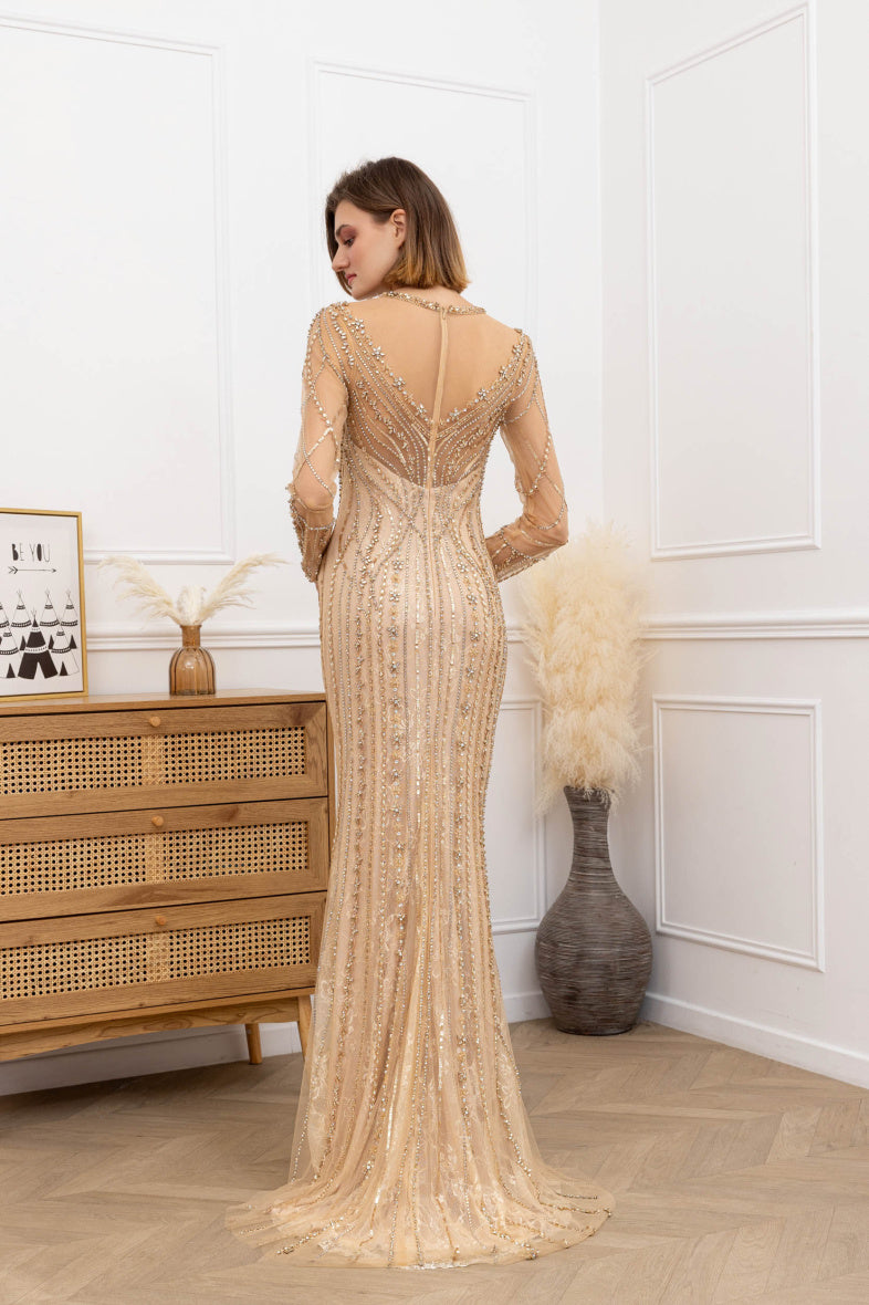 Long Sleeve Mother of the bride and Groom Dress