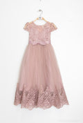 Old Rose Girl Party Dress